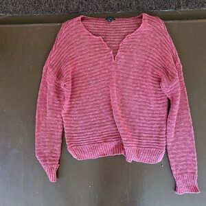 Lauren Ralph Lauren coral colored Sweater. Women’s Large